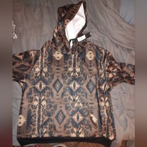 Leopard Aztec print NWT